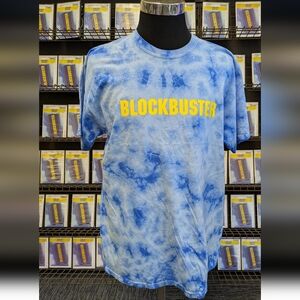 Blue Tie-Dye Blockbuster T-Shirt